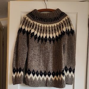 Vintage Greek Wool Knit Sweater